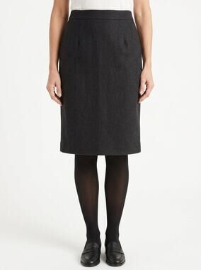 J.Crew Mercantile Wool Blend Lined Pencil Knee Length Skirt Women Size 2
